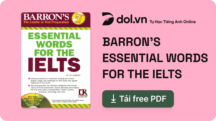 Full PDF Barron s Essential Words for the IELTS kèm Review