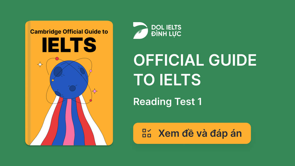 Official Cambridge Guide To IELTS - Reading Test 1 With Practice Test ...