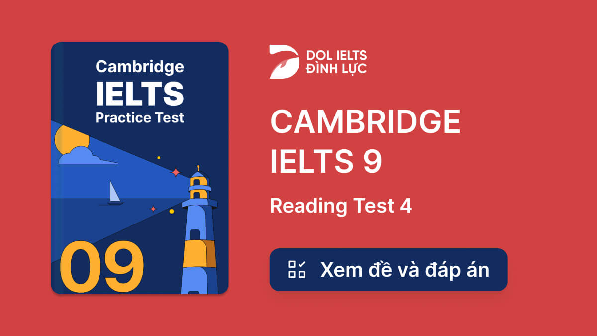 Ielts 9 Reading Test 4 Answers With Explanation