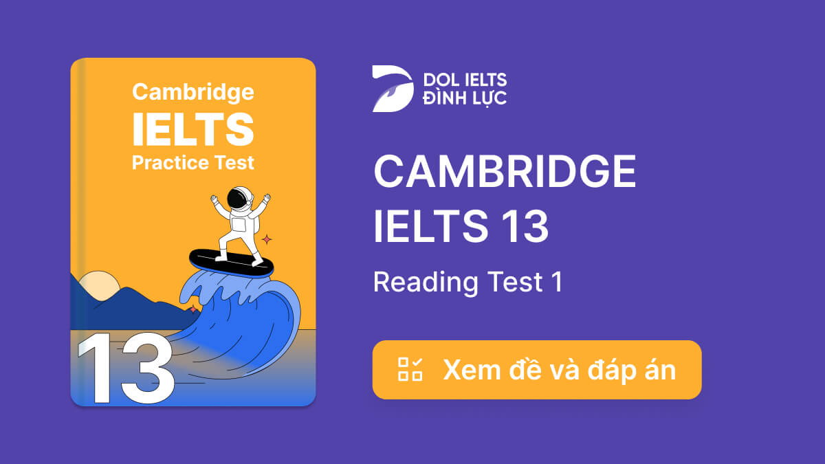 Cambridge IELTS 13 - Reading Test 1 With Practice Test, Answers And ...