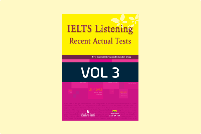 IELTS Listening Recent Actual Test Vol 3