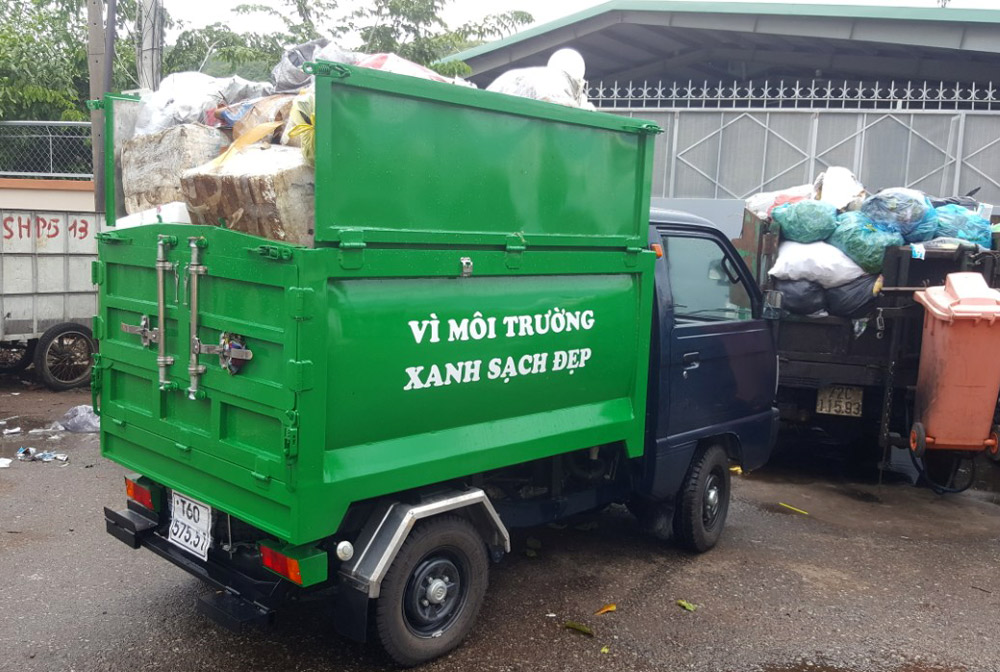 xe đổ rác Tiếng Anh là gì