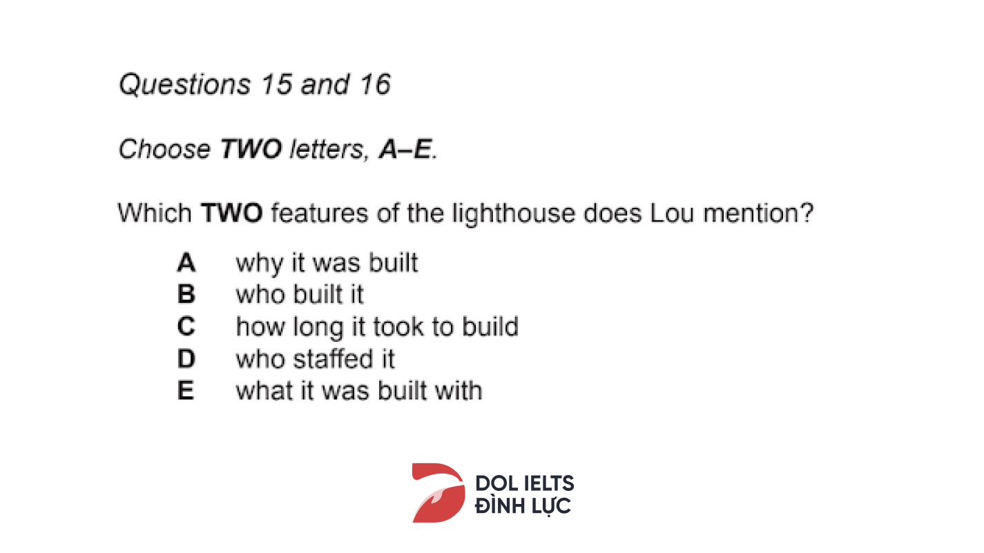 Bài Tập Nghe IELTS Listening Multiple Choice (Có Đáp Án)