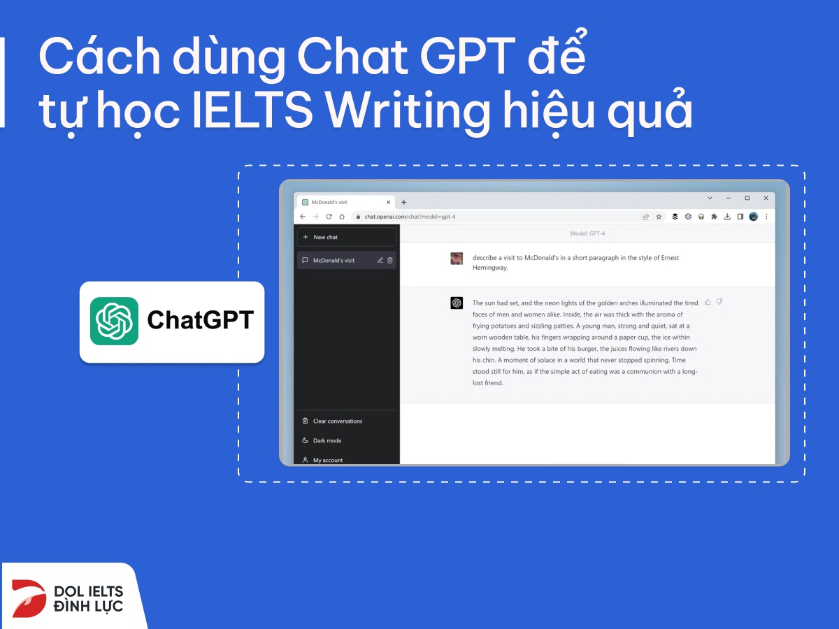 cách dùng chat gpt học ielts writing