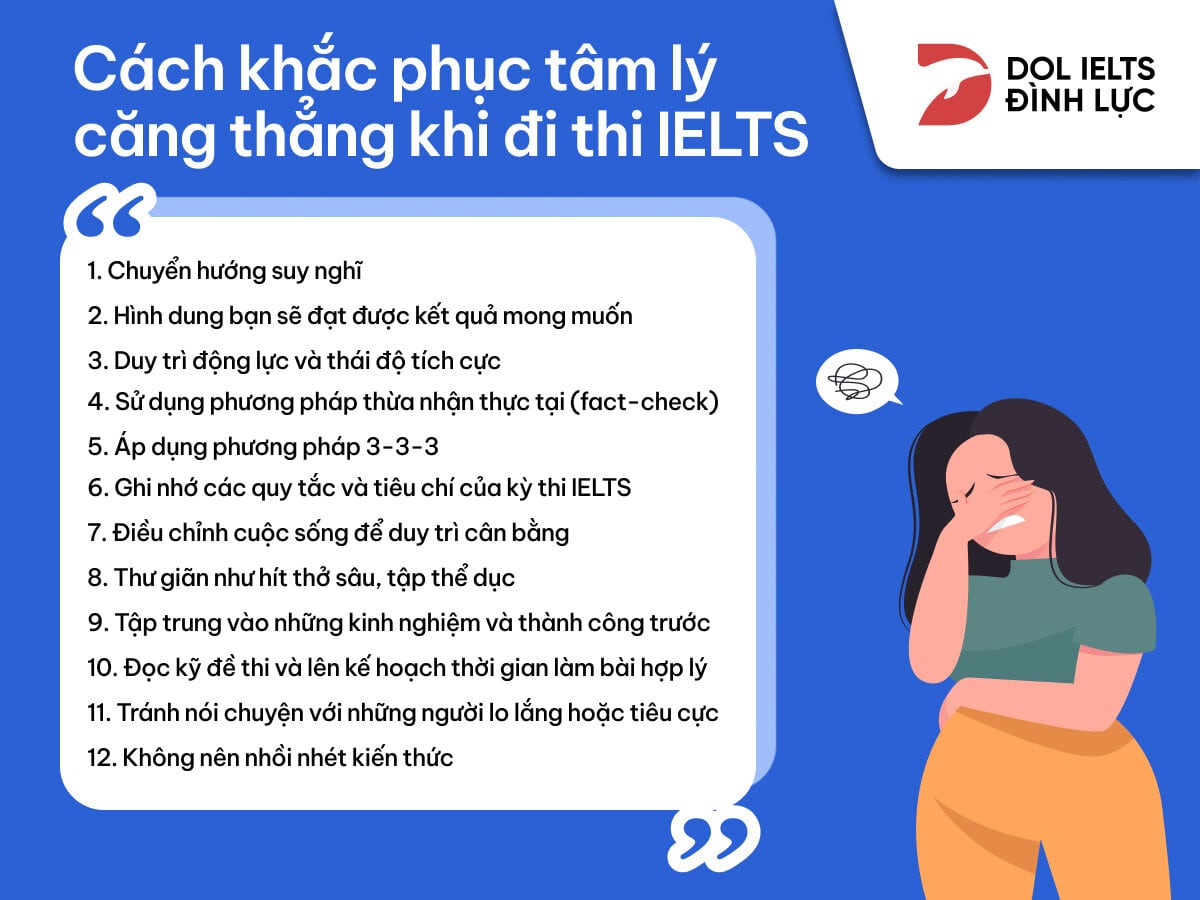 khắc phục tâm lý căng thẳng khi thi IELTS