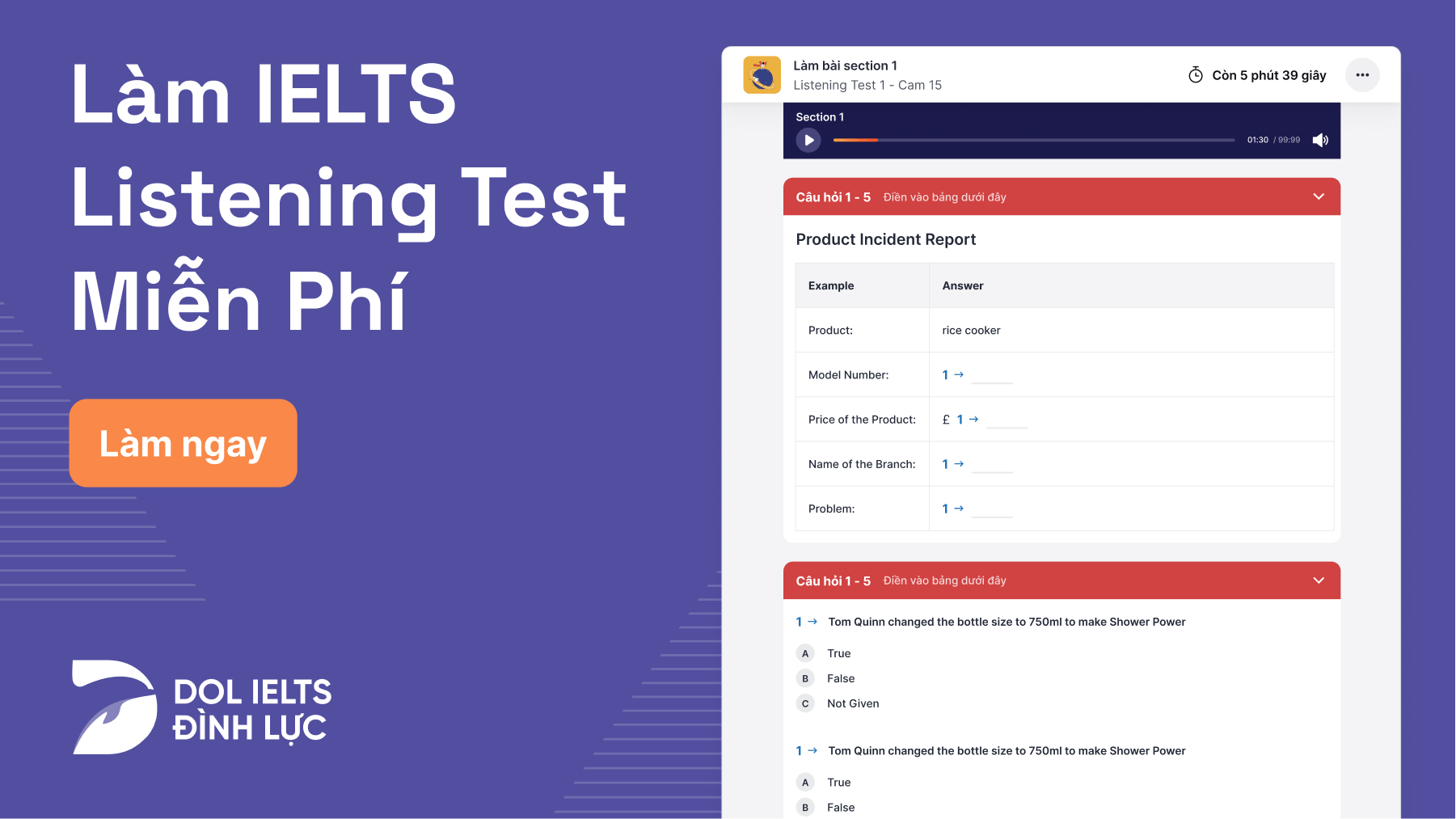 Ielts Listening Practice Test Pdf Printable