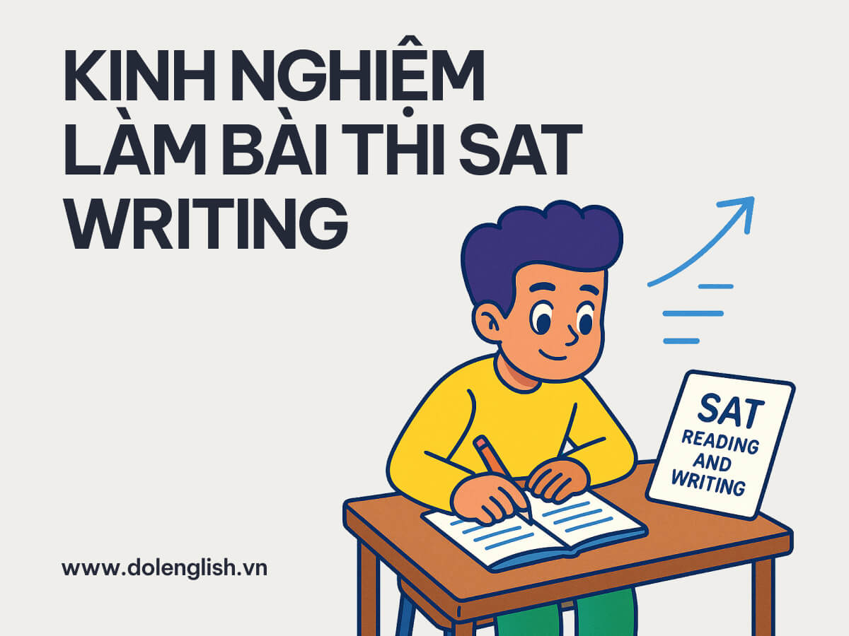Kinh nghiệm làm bài thi SAT Writing
